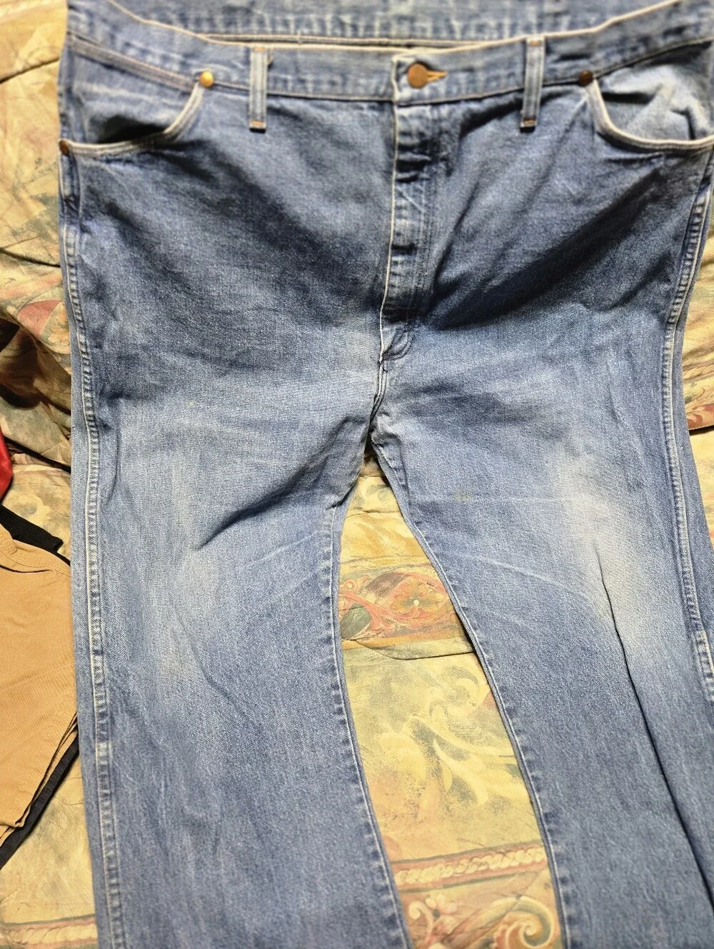 Mens Levi 501 Button Fly Jeans Minimal Wear